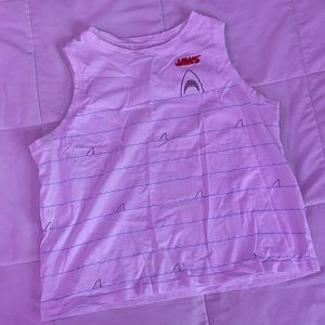 Jaws Cropped Tanktop